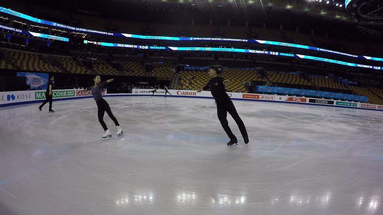 2016-03-28 World Championships - Peng & Zhang FS Run-Through