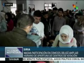 Скачать видео: Concluyen elecciones sirias con amplia participación ciudadana