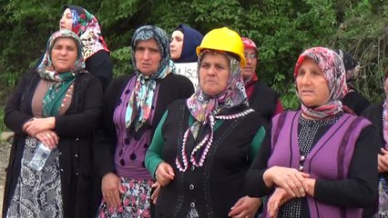 BORCAM MADEN İŞÇİLERİ EYLEM YAPTI