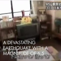 Powerful 6.5 earthquake collapses homes in southern Japan