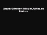 [Download PDF] Corporate Governance: Principles Policies and Practices Read Free