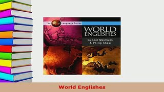 PDF  World Englishes Read Full Ebook