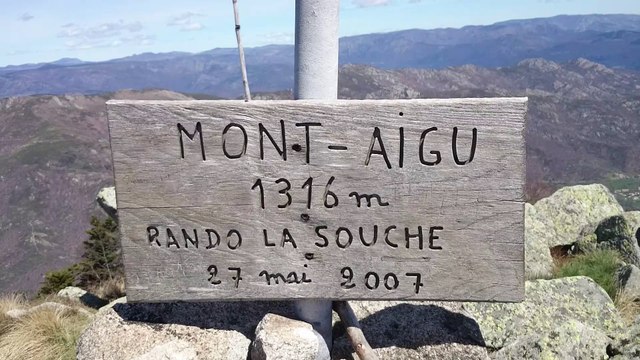 360° depuis le Mont-Aigu - Altitude à 1316 mètres