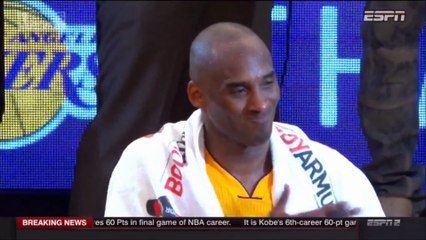 Kobe Bryant Böyle veda etti