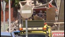 Recuperan el cadáver de una mujer entre los escombros del edificio en Tenerife