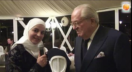 Interview de Mr LE PEN, Président du FN  Parti Anti Sioniste!!! Ami de l'Iran  www.centre-zahra.com