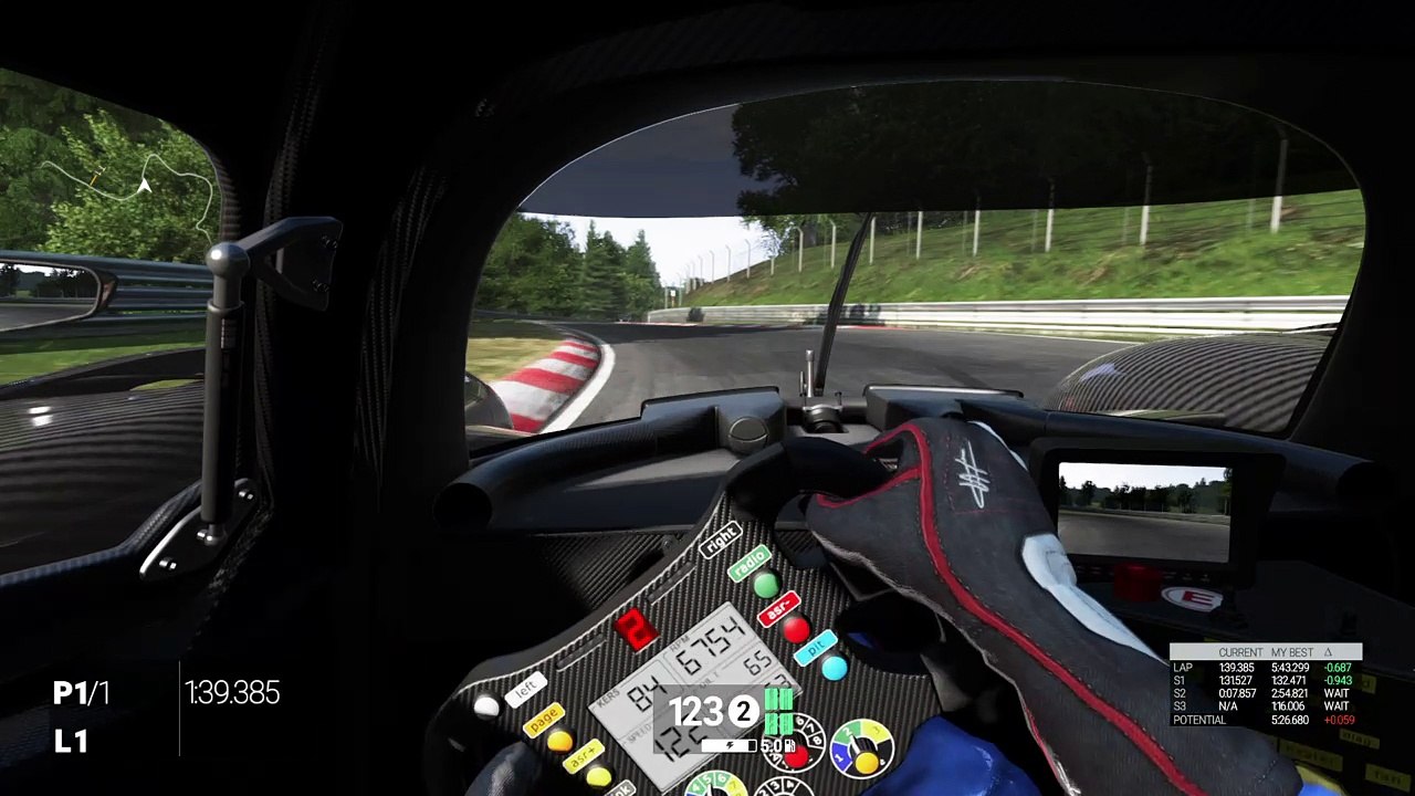 Project Cars Nordschleife TT RWD P30 LMP1 lap + setup 5:42:798