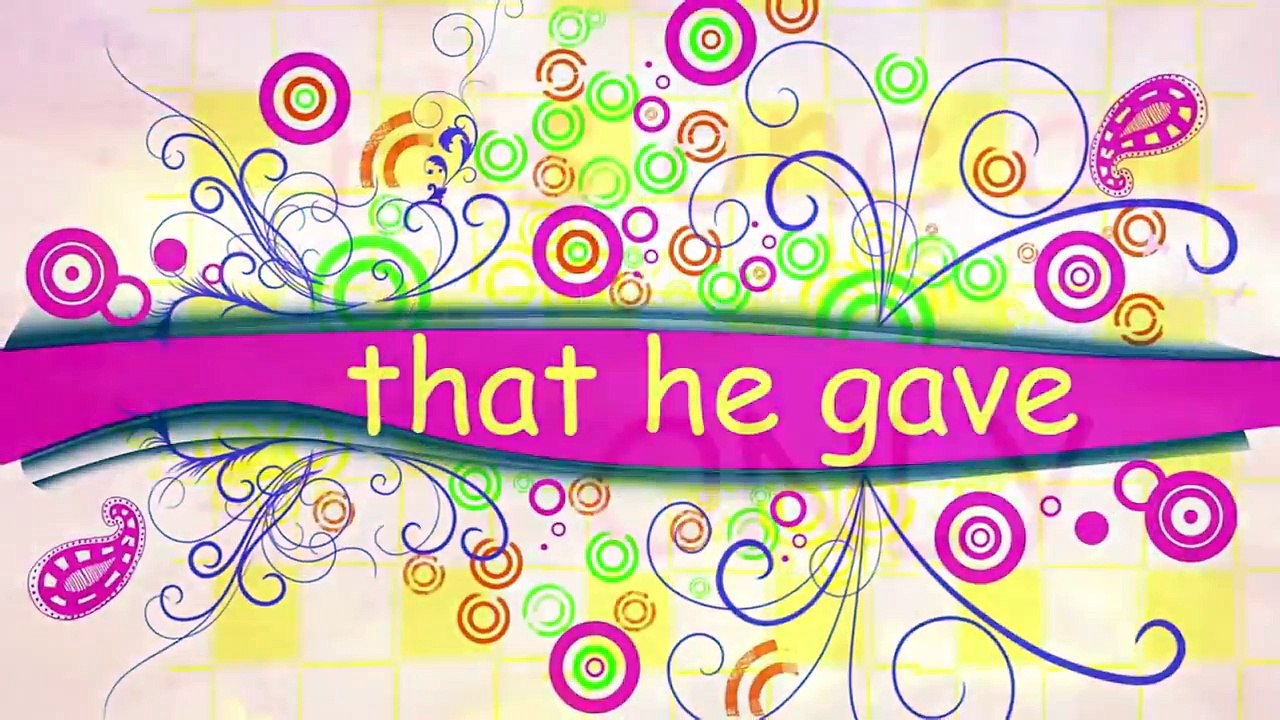 John 3 16   Bible Memory Verse Song For Children in English language