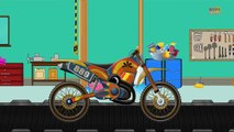 Bike Car Wash - Toy Bike For Kids - Videos For Children - Baby Videos