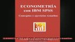 EBOOK ONLINE  ECONOMETRIA con IBM SPSS Conceptos y ejercicios resueltos Spanish Edition  BOOK ONLINE