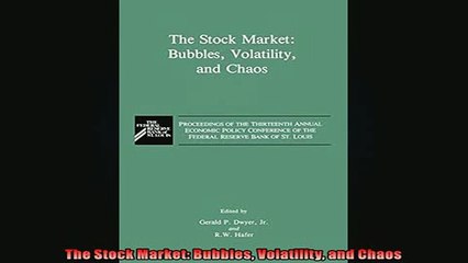 下载视频: READ book  The Stock Market Bubbles Volatility and Chaos  FREE BOOOK ONLINE