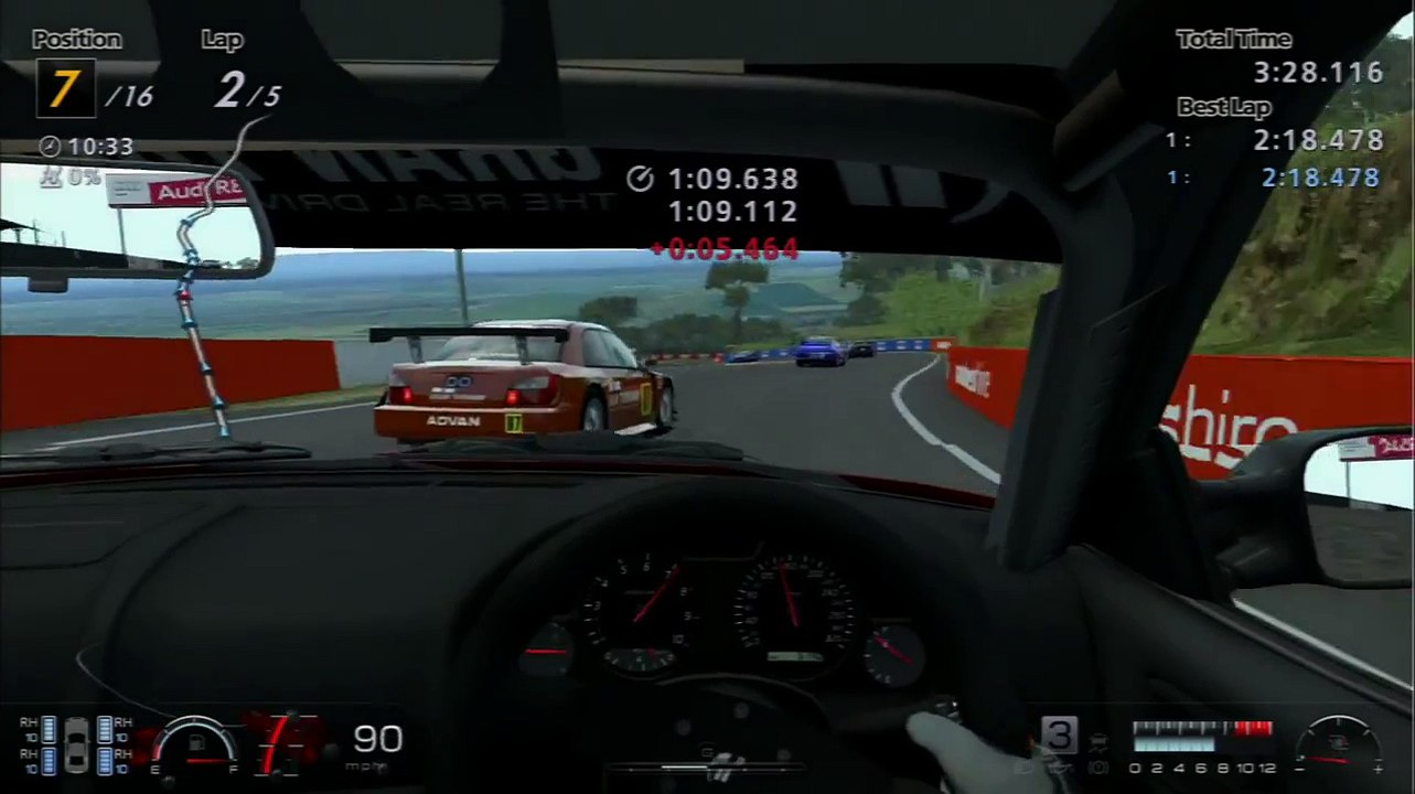 GT6 Gran Turismo 6 | 550 PP World Touring Car Championship | Race 3 Mount Panorama
