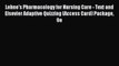 Read Lehne's Pharmacology for Nursing Care - Text and Elsevier Adaptive Quizzing (Access Card)