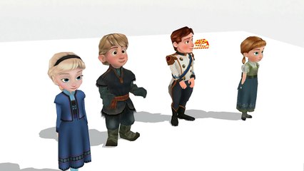 Banana Song -- Frozen Kids -- funny meme Disney [MMD]