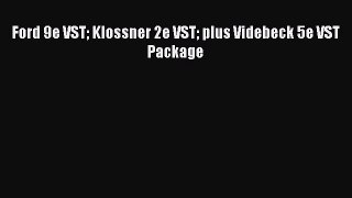 Read Ford 9e VST Klossner 2e VST plus Videbeck 5e VST Package Ebook Free
