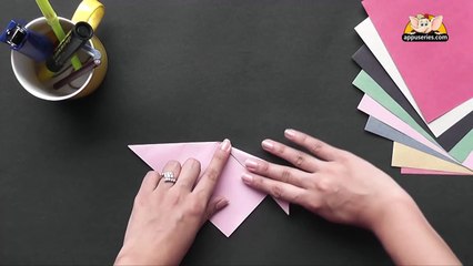Make a Dog The Easy Way - Origami in Hindi