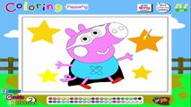 Peppa Pig - Colorear Cerdito George Superman - Juegos Gratis Infantiles Online En Español