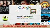 Google Ad Grants  Youtube for Non Profits Free Advertising for Your 501c3 NonProfit