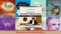How to Induct Board Members for NPOs NPO Governance Guides Book 1