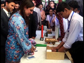Bakhtawar Bhutto Zardari attends Junior Design Competition at SZABIST