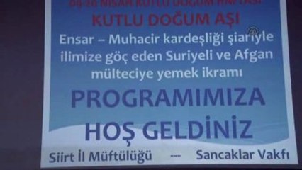 Kutlu Doğum Haftası" Etkinliği - Siirt /