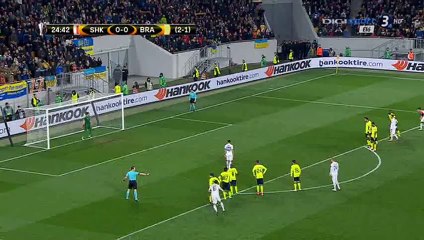 Darijo Srna Penalty Goal HD - Shakhtar 1-0 Braga - 14-04-2016