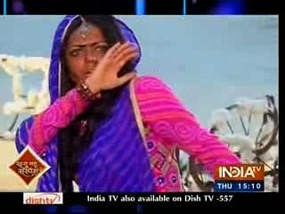Ek Tha Raja Ek Thi Rani_ ke set par (Savitri ki Baggi me Dhamaka) 14 April 2016