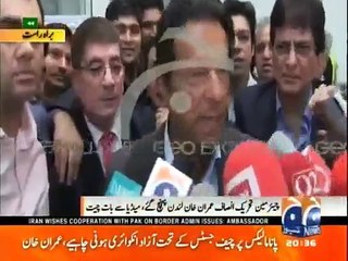 Chairman PTI Imran Khan Media Talk in London - 14th April 2016