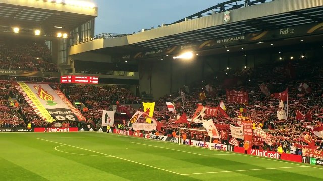 Liverpool - Dortmund: le You'll never walk alone à Anfield !