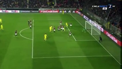 Bruno Soriano Goal - Sparta Prague 0-3 Villarreal 14.04.2016