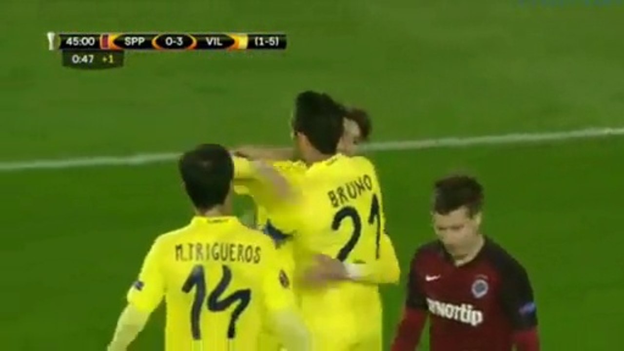 Half Time GOAL HD - Sparta Prague 0-3 Villarreal - Europa League - Quarter-finals - 14.04.2016