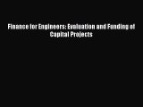 [Read Book] Finance for Engineers: Evaluation and Funding of Capital Projects  EBook