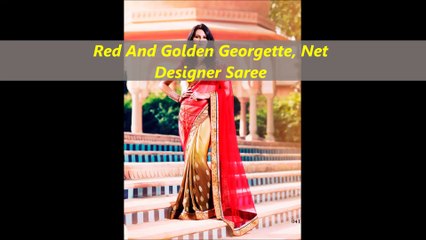 Sequins work sarees by nikvik.com