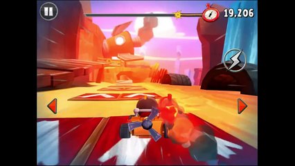 Angry Birds Go! Gameplay Walkthrough Part 21 - Telepod Yellow Car! Stunt (iOS, Android)