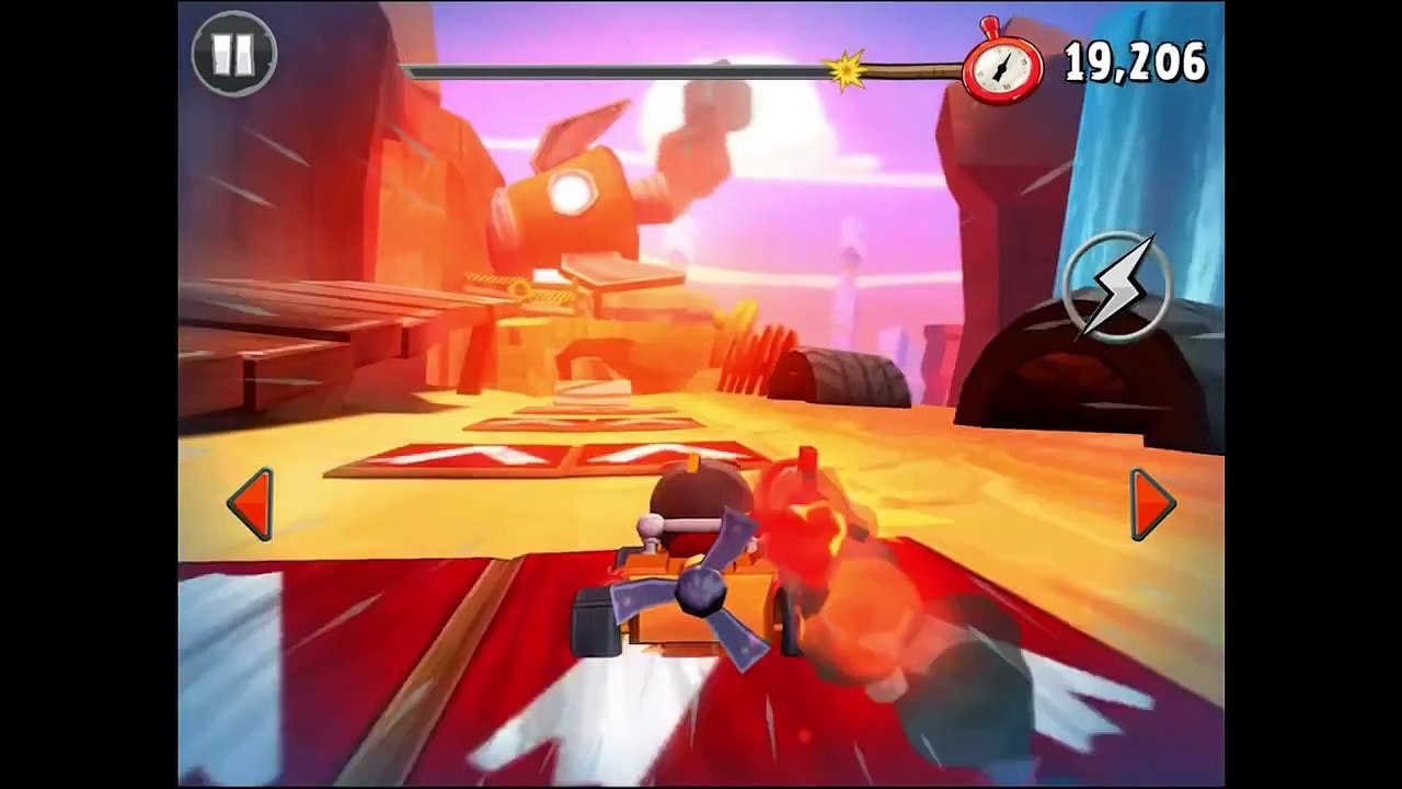 Angry Birds Go! Gameplay Walkthrough Part 21 - Telepod Yellow Car! Stunt (iOS, Android)