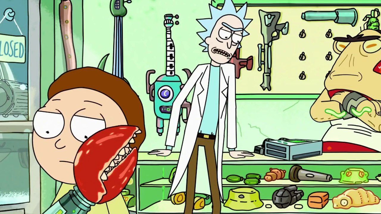 Morty gets a sex robot