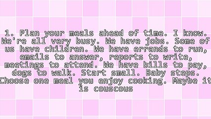 Three Easy Ways to Kickstart a Healthy Diet