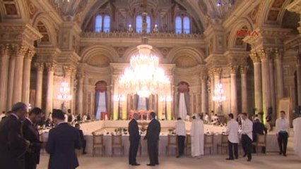 Erdoğan, Konuk Liderlere Yemek Verdi