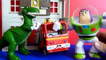 Fireman sam Episode buzzlight year Rex Disney Toys Pontypandy Fun Toy story