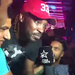 Chris Gayle Funny Wrestling video