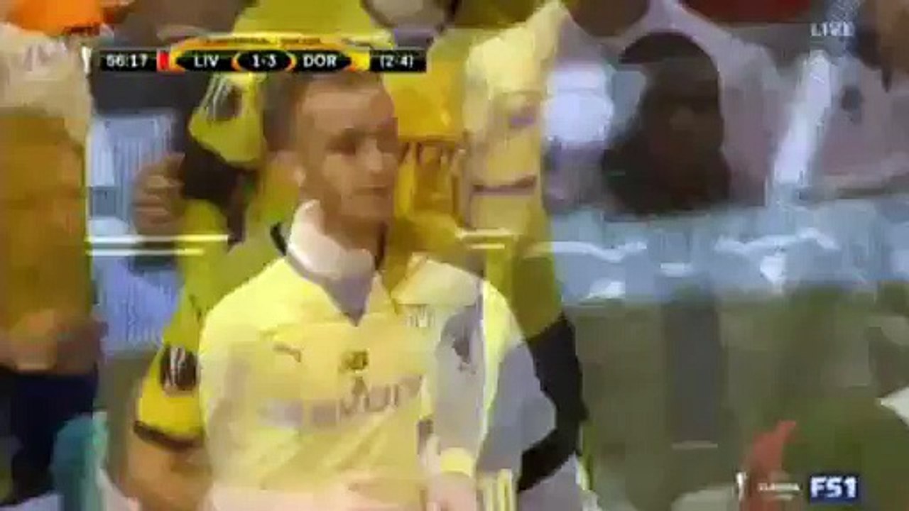 Marco Reus Goal Liverpool 1 - 3 Dortmund Europa League 14.04.2016