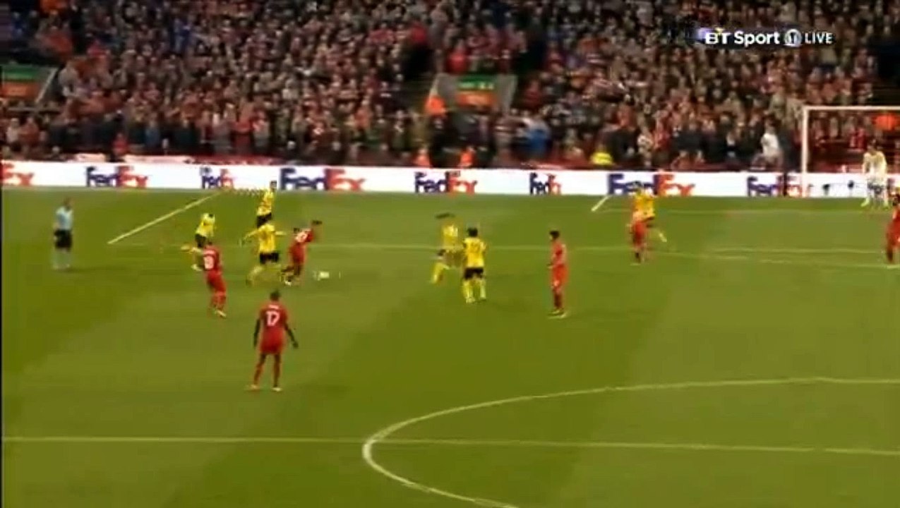 Philippe Coutinho Goal - Liverpool 2-3 Dortmund - 14.03.2016