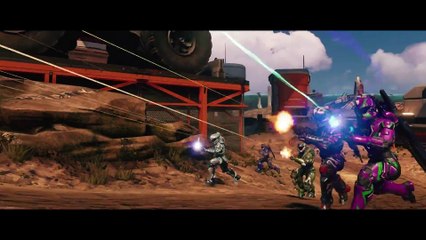 Halo 5: Guardians - Gameplay beta Warzone Firefight