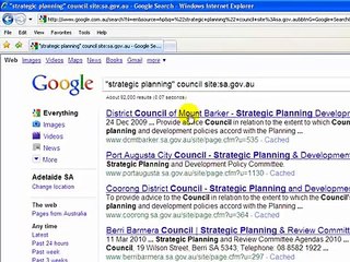 How to search Google by Australian State and website type using the site: prefix