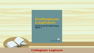 PDF  Collegium Logicum Download Full Ebook