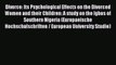 Download Divorce: Its Psychological Effects on the Divorced Women and their Children: A study