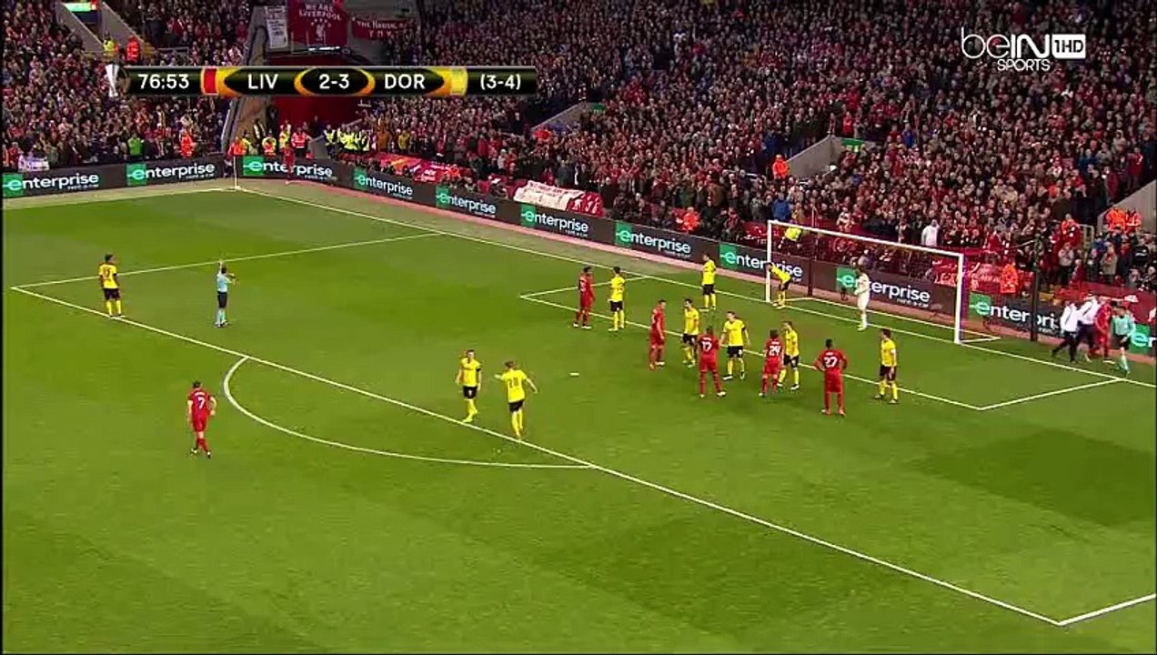 Liverpool 3 -3 Borussia Dortmund – Highlights Mamadou Sakho Goal