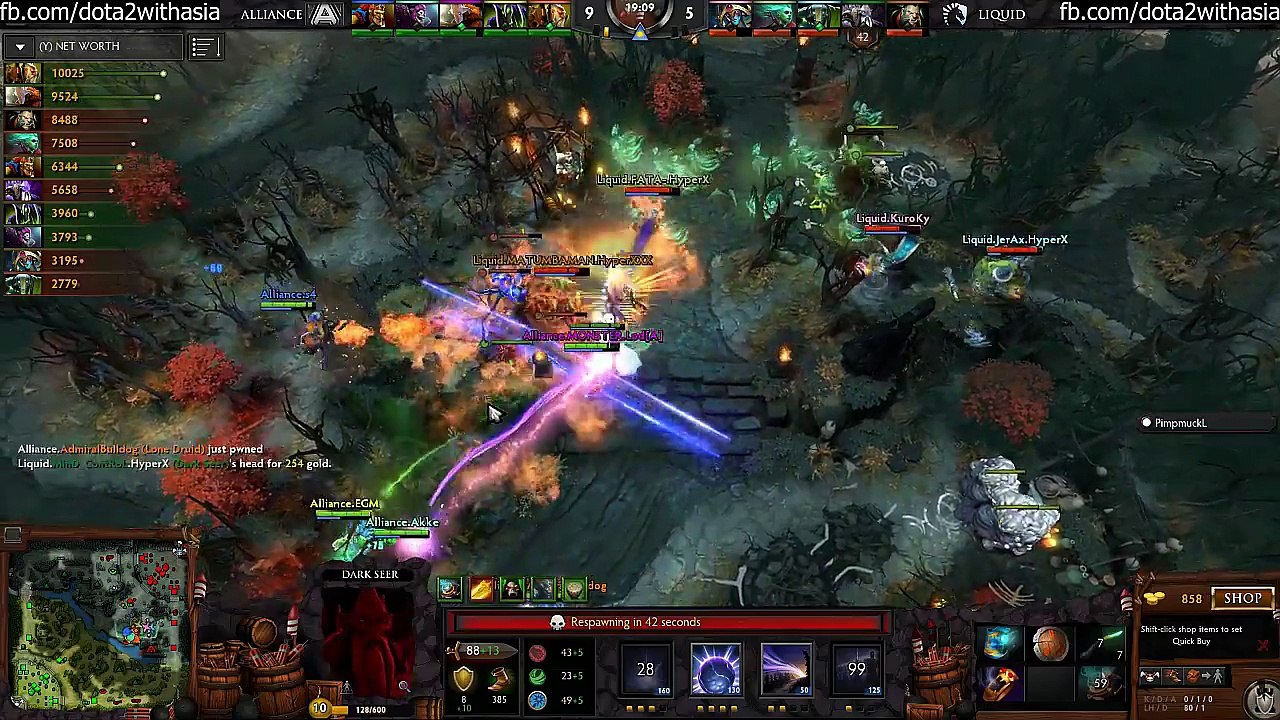 Dota 2 - Alliance vs Liquid - StarLadder i-League Highlight Dota2 Game 2 (dotawithasia)