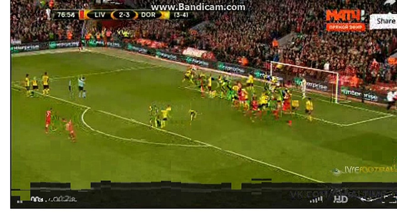 Mamadou Sakho Goal - Liverpool 3 - 3 Dortmund - 14-04-2016