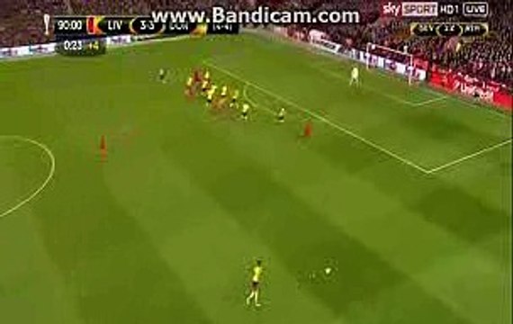 4-3 Dejan Lovren goal - Liverpool v. Dortmund - 14.04.16